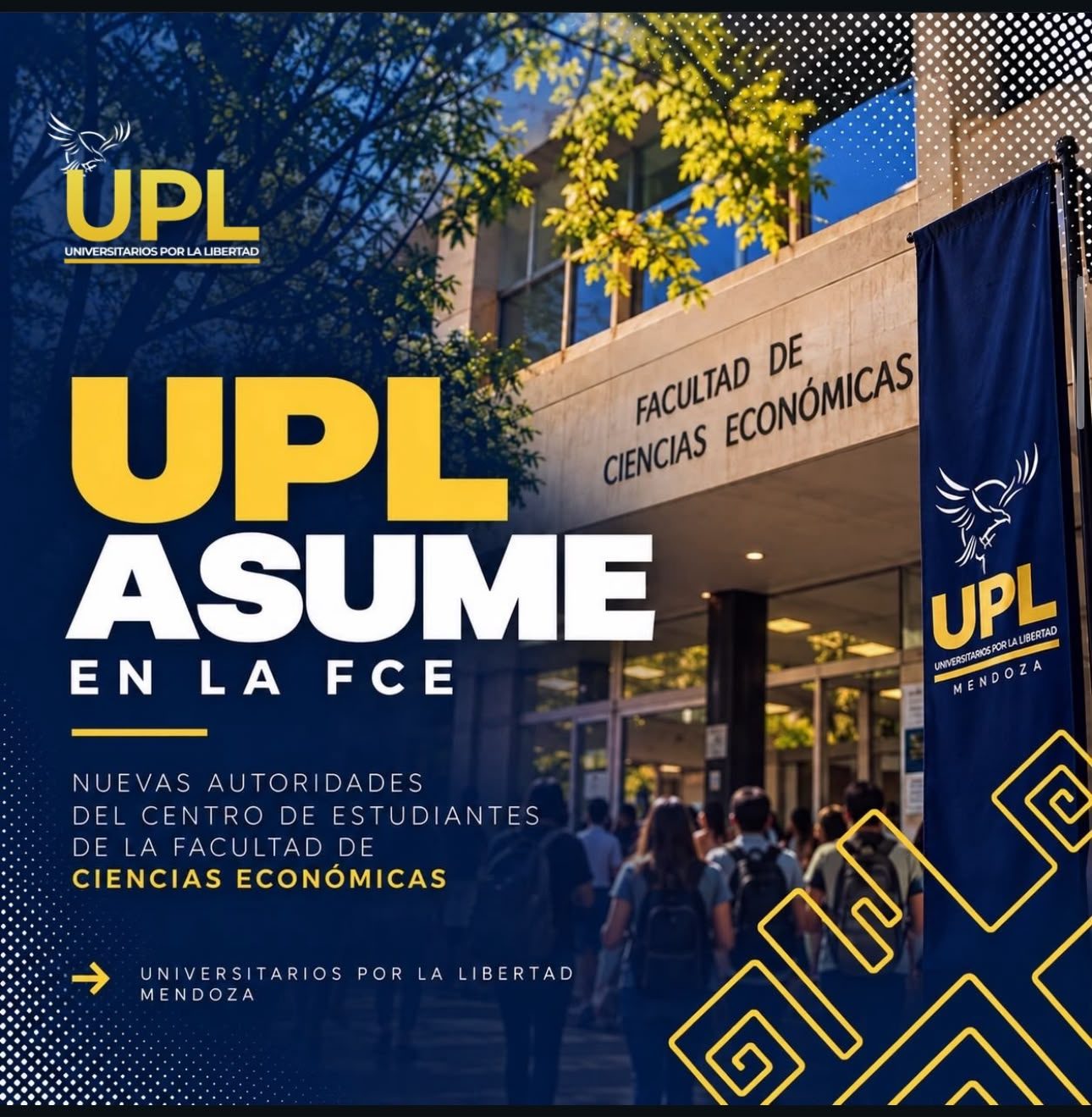 Flyer UPL asume en la FCE
