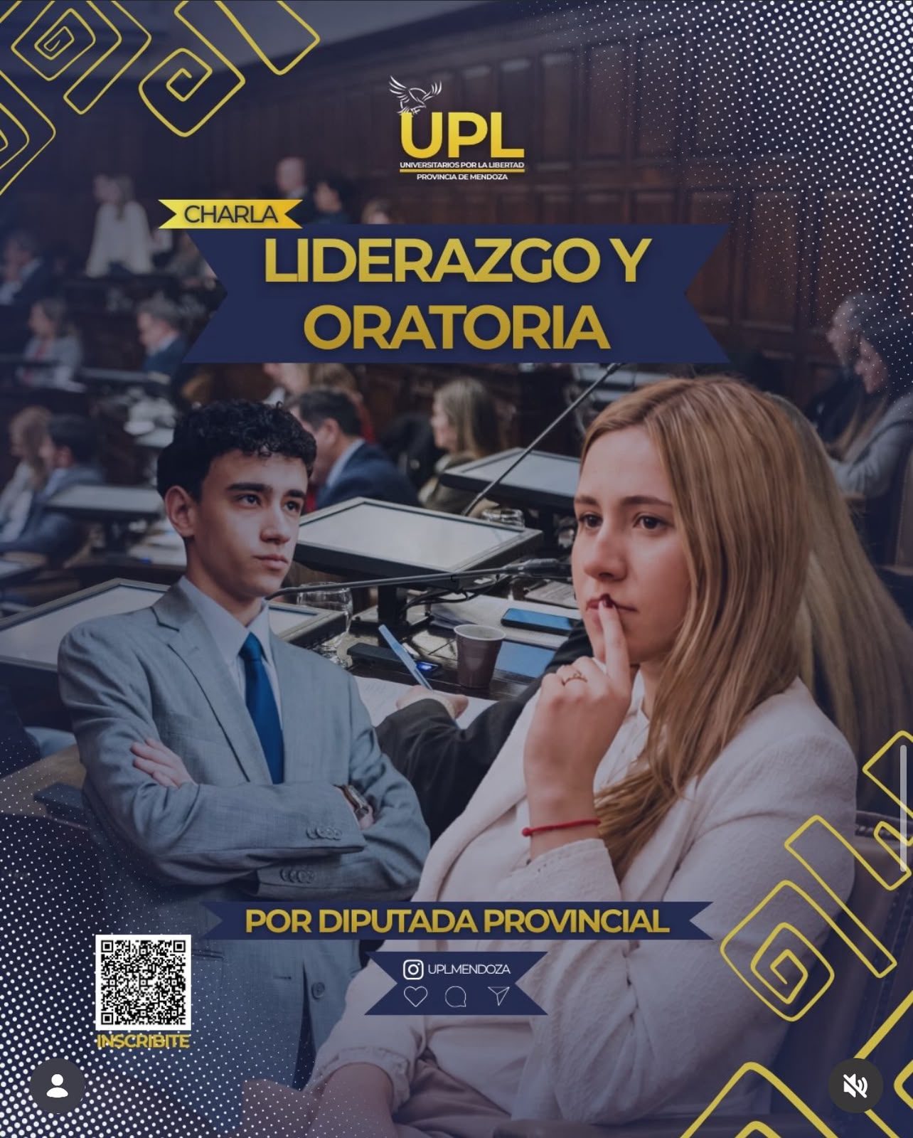 Flyer Liderazgo y Oratoria