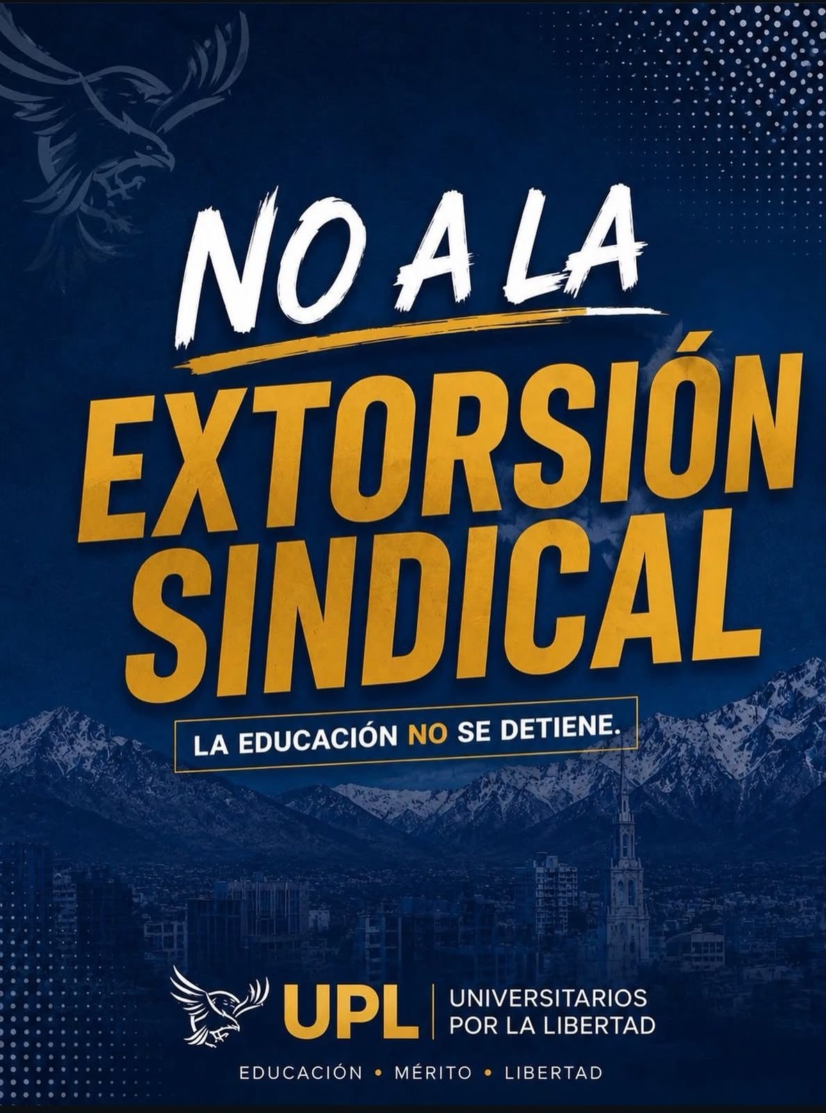 Flyer No a la extorsión sindical